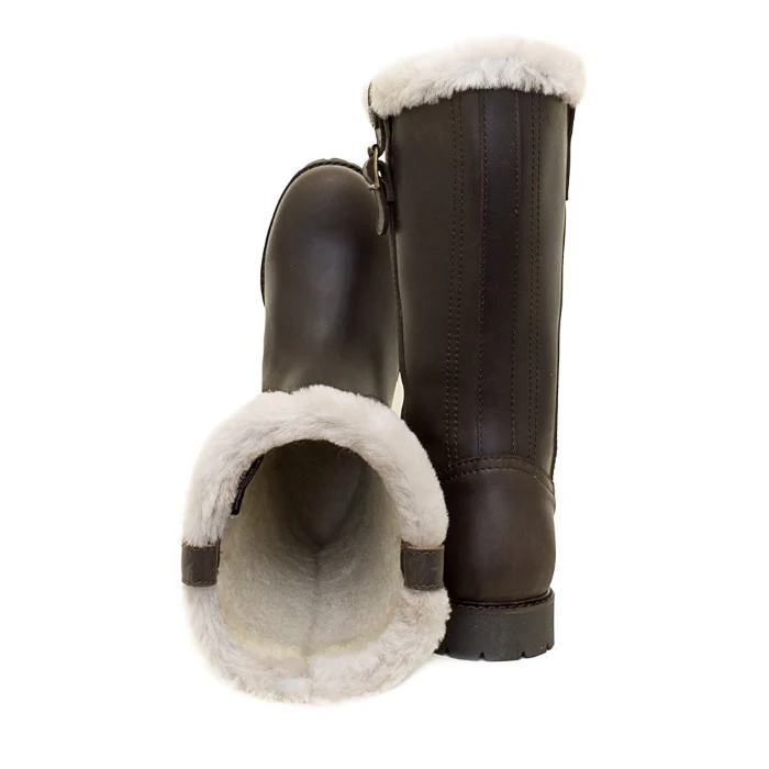 Alaska Storm Waterproof Boots - Brown - Image 4