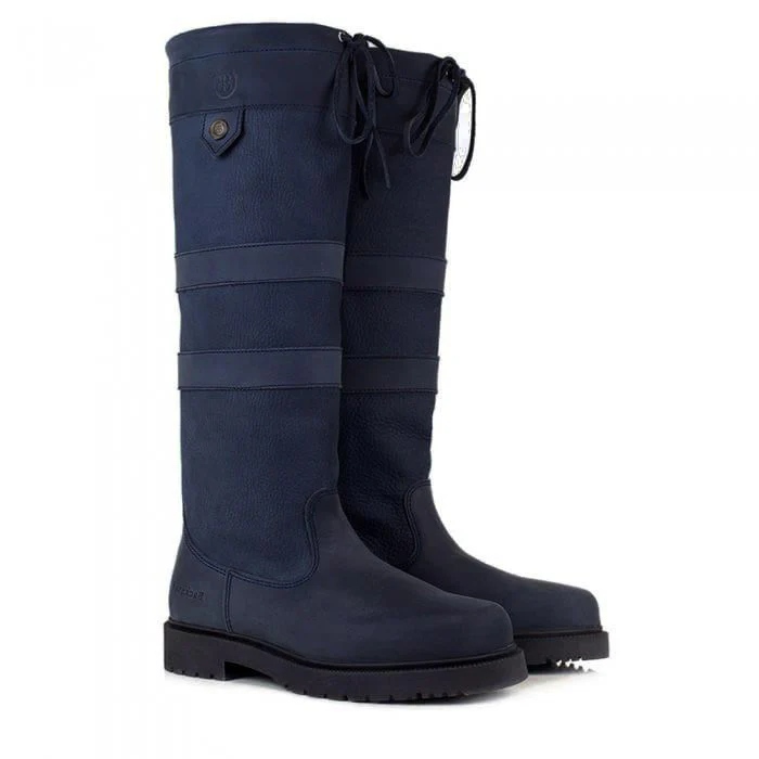 Dakota Waterproof Country Boots - Blue - Standard and Wide Fit - Image 3