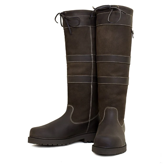 Dakota Waterproof Country Boots - Brown - Standard Calf or Wide Calf - Image 4