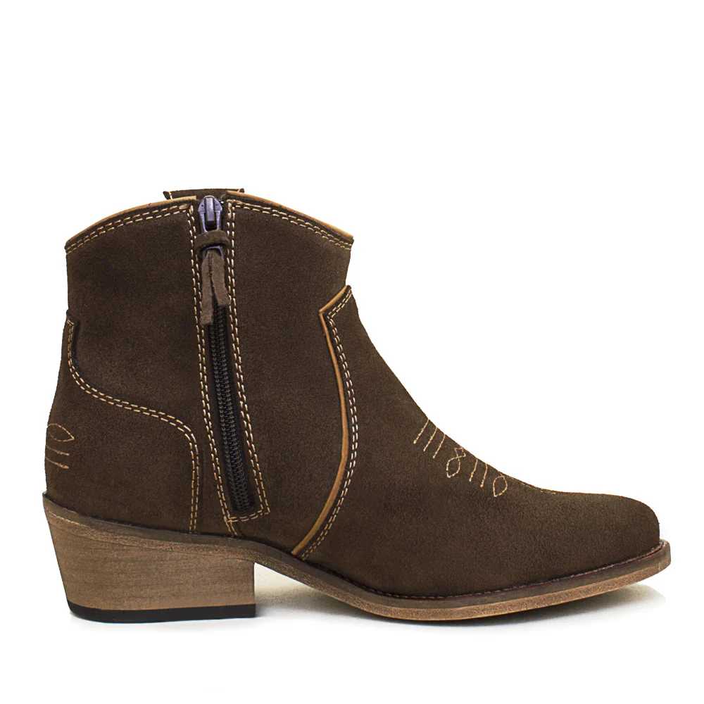 Dixie Cowboy Boots - Brown - Image 3