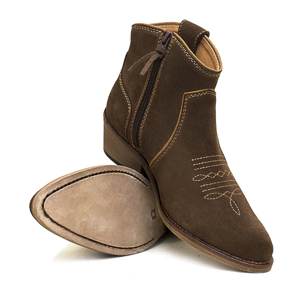 Dixie Cowboy Boots - Brown - Image 5