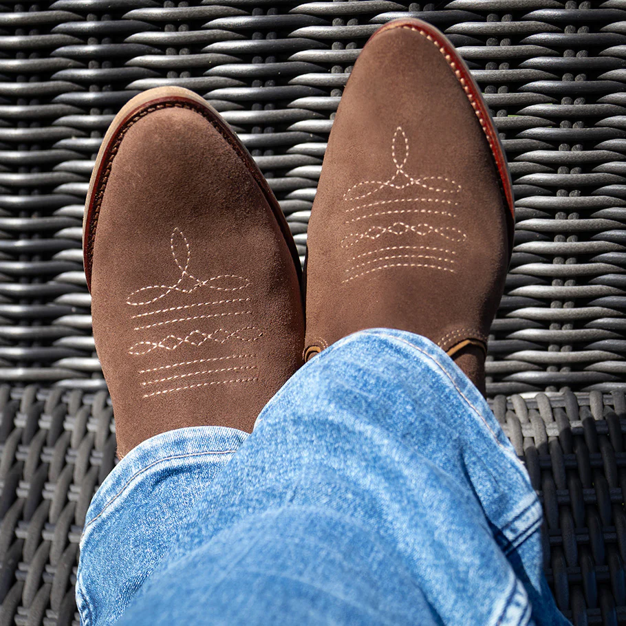 Dixie Cowboy Boots - Brown - Image 7