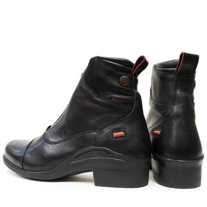 Idaho Storm Waterproof Jodhpur Riding Boots - Black - Image 4