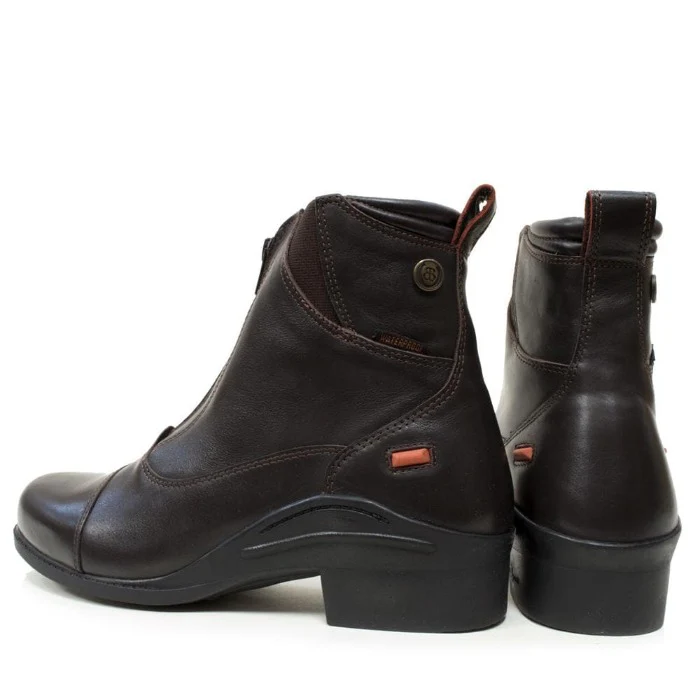 Idaho Storm Waterproof Jodhpur Riding Boots - Brown - Image 3