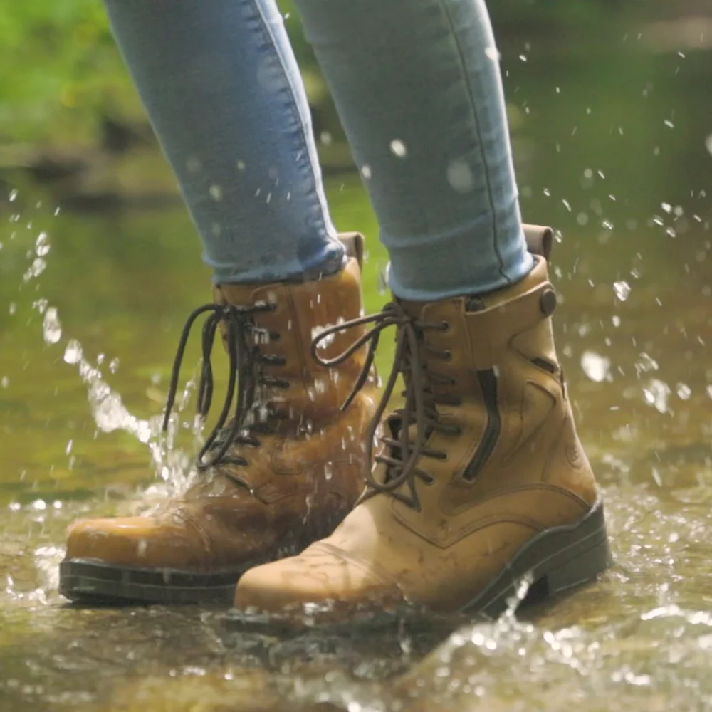 Kentucky Storm Waterproof Jodhpur Boots - Mocha - Image 10