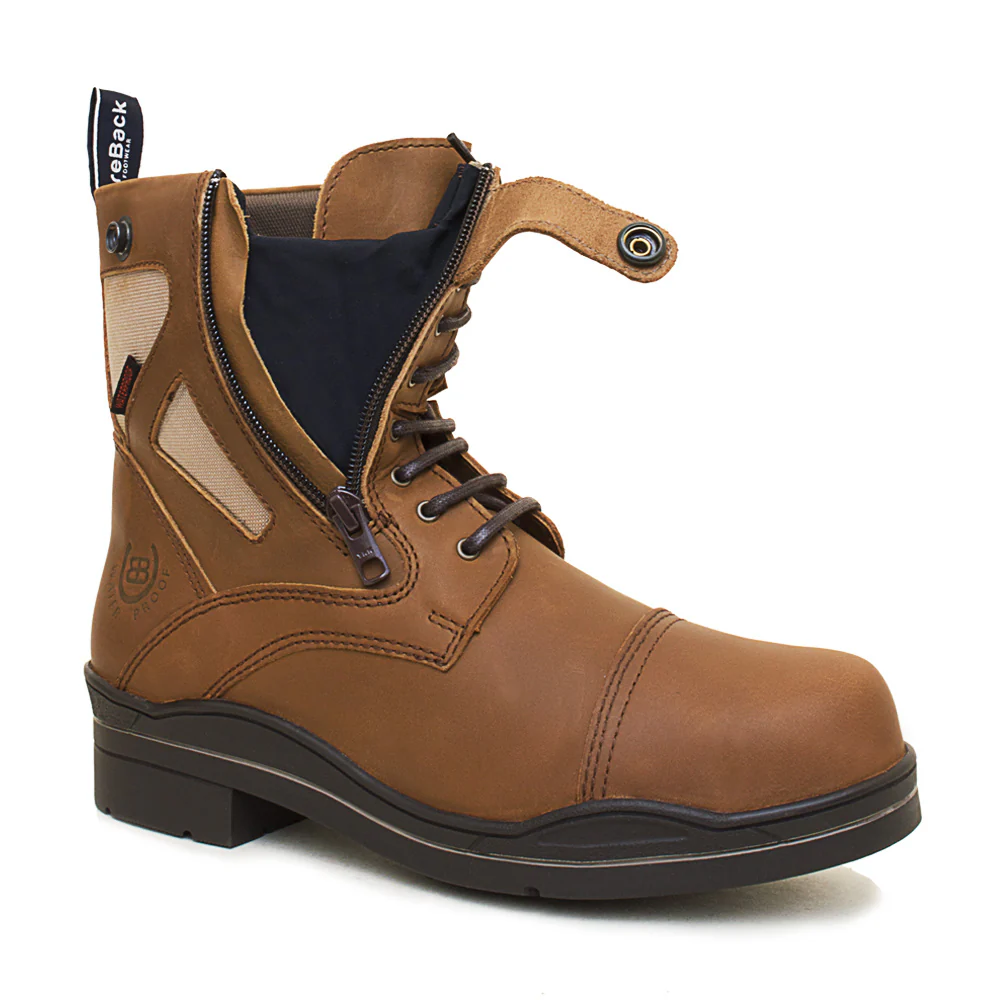 Kentucky Storm Waterproof Jodhpur Boots - Mocha - Image 4