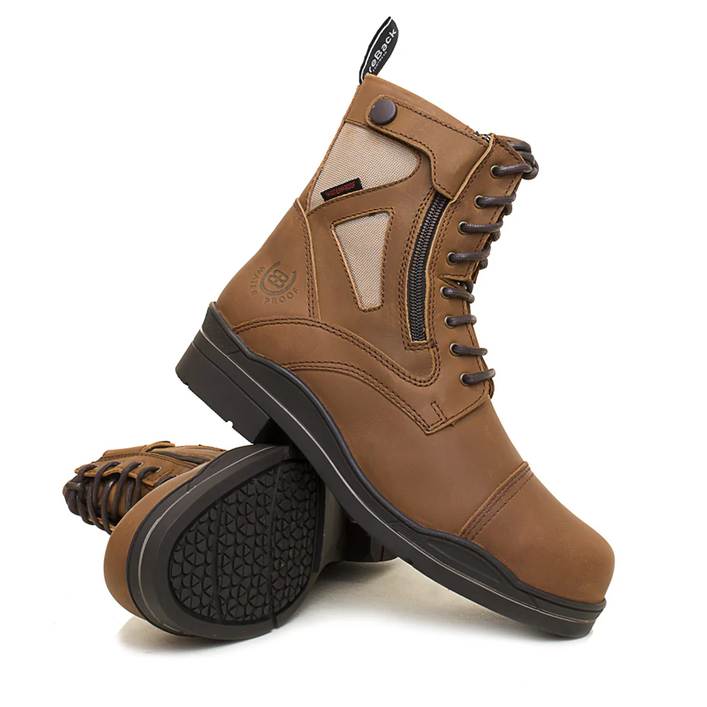 Kentucky Storm Waterproof Jodhpur Boots - Mocha - Image 5