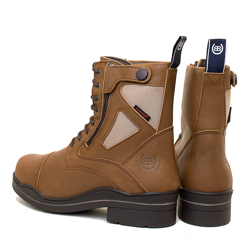 Kentucky Storm Waterproof Jodhpur Boots - Mocha - Image 6