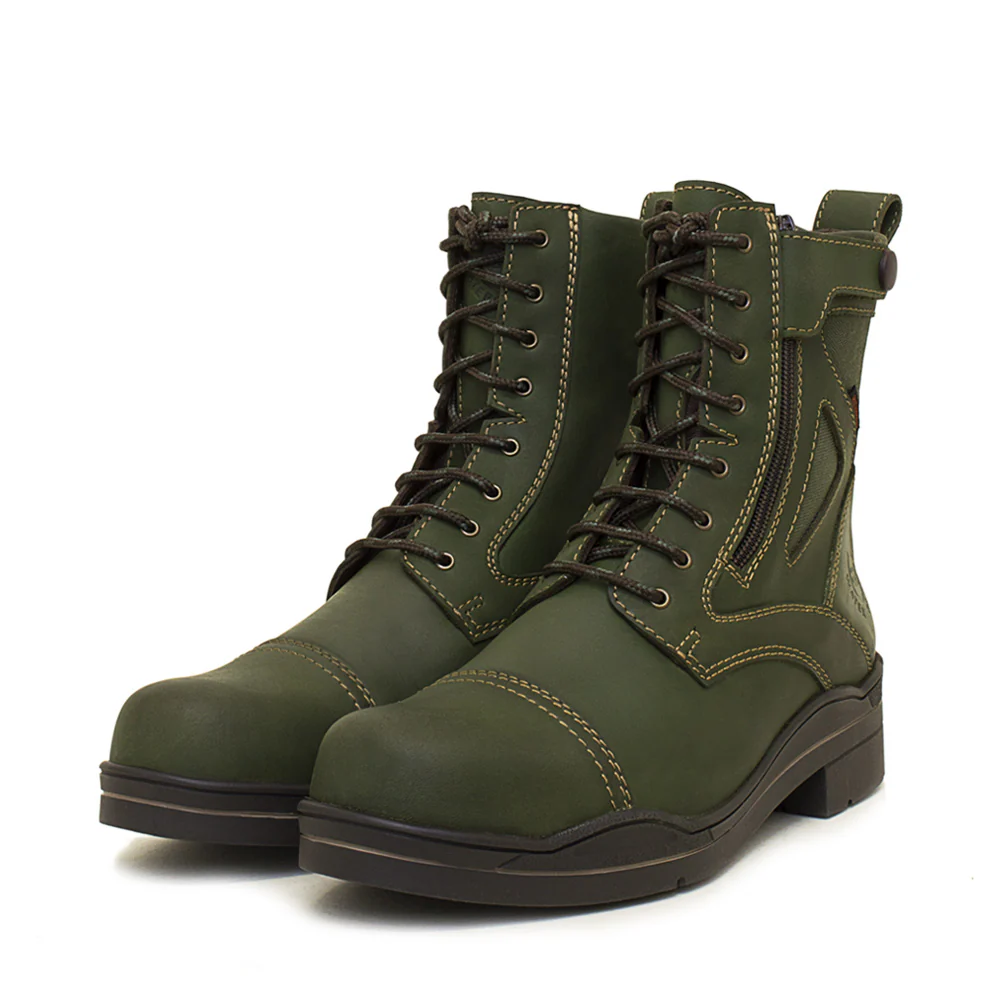 Kentucky Storm Waterproof Jodhpur Boots - Forest - Image 4