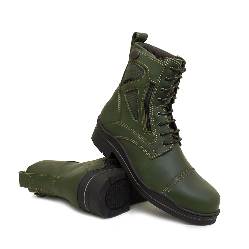 Kentucky Storm Waterproof Jodhpur Boots - Forest - Image 5