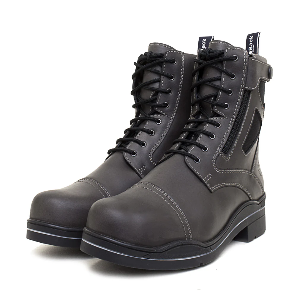 Kentucky Storm Waterproof Ankle Boots - Grey - Image 6