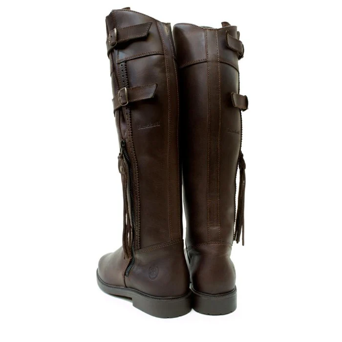 Lucianna Tassel Boots - Brown - Standard and Wide Fit - Image 3