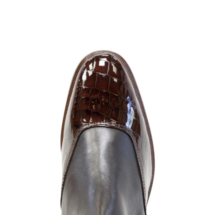 Milan Long Dress Riding Boots - Brown - Image 7