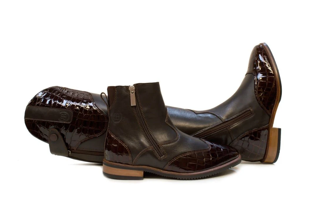 Milan Long Dress Riding Boots - Brown - Image 8