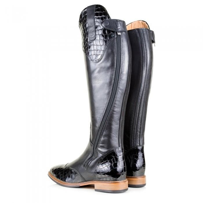Milan Long Dress Riding Boots - Black - Image 4