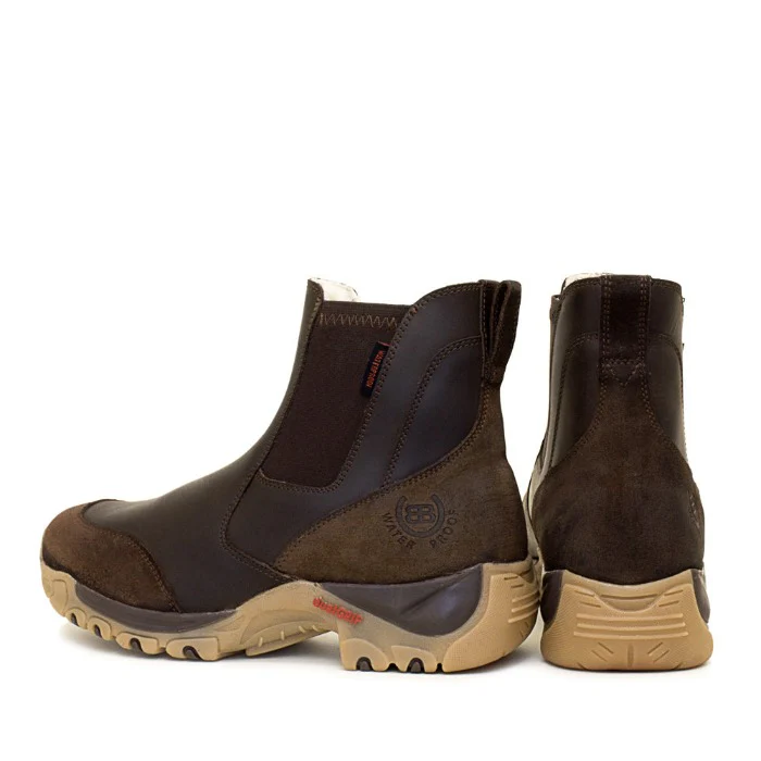 Ottawa Storm Waterproof Short Boots - Brown - Image 5