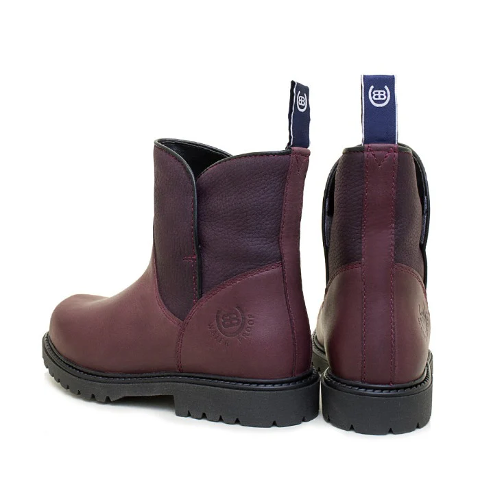 Quebec Waterproof Ankle Boots - Bordeaux - Image 3