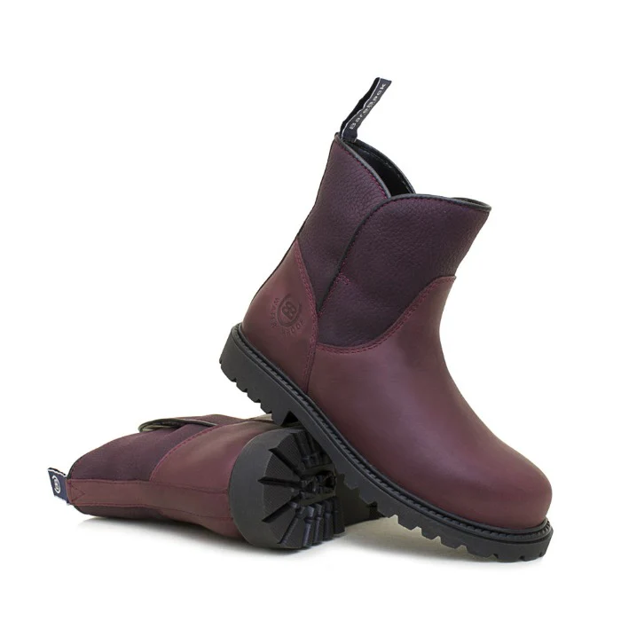 Quebec Waterproof Ankle Boots - Bordeaux - Image 4