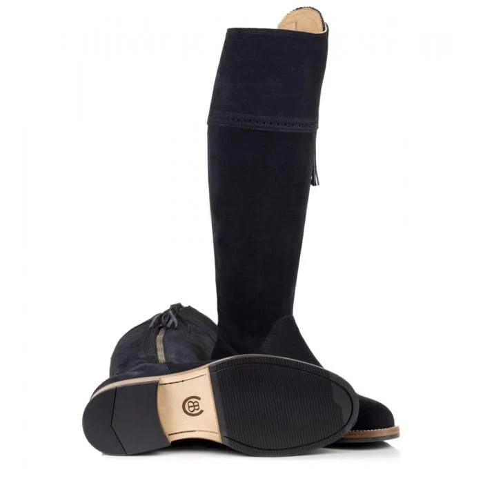 Sovereign Suede Boots with Tassel - Black - Size 36 & Size 37 Only - Image 3