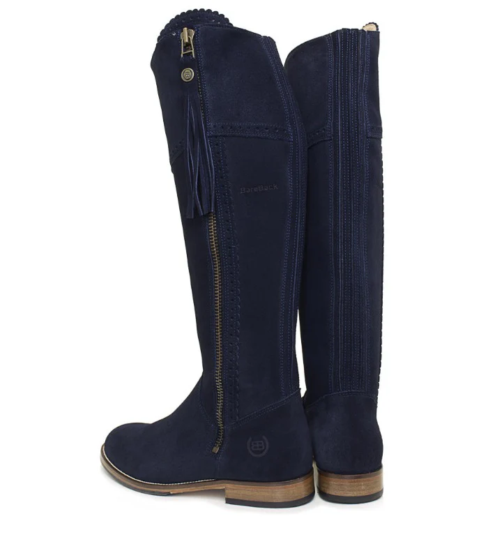 Sovereign Suede Boots with Tassel - Blue - Image 3