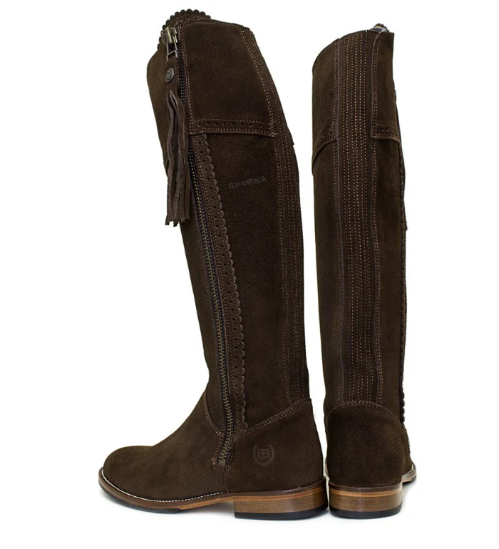 Sovereign Suede Boots with Tassel - Brown - Image 3