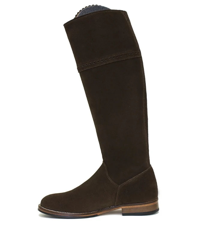Sovereign Suede Boots with Tassel - Brown - Image 4