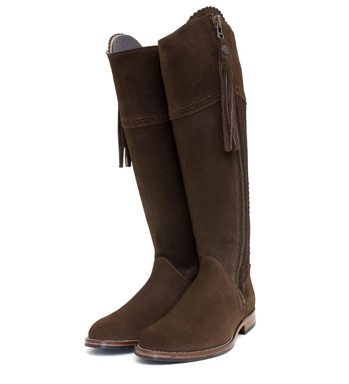 Sovereign Suede Boots with Tassel - Brown - Image 5