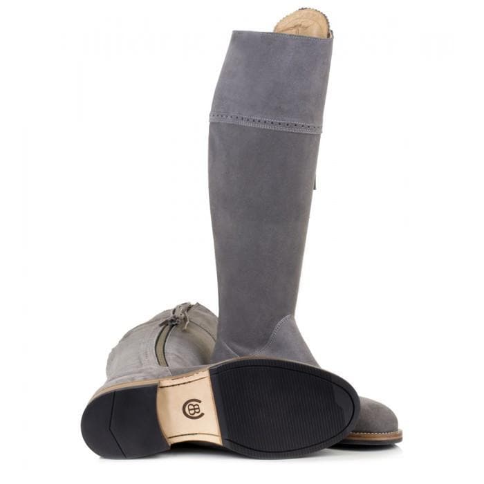 Sovereign Suede Boots with Tassel - Grey - Size 36 & Size 37 - Image 4